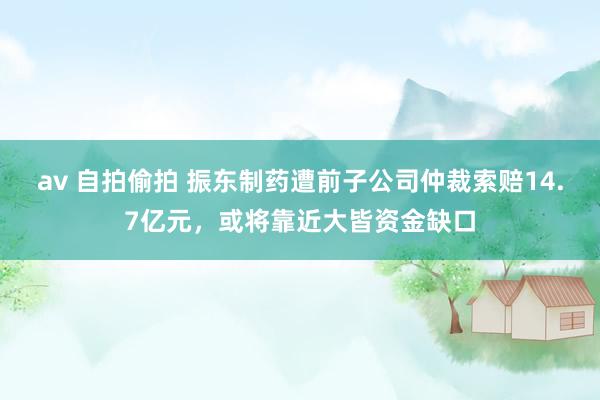 av 自拍偷拍 振东制药遭前子公司仲裁索赔14.7亿元，或将靠近大皆资金缺口