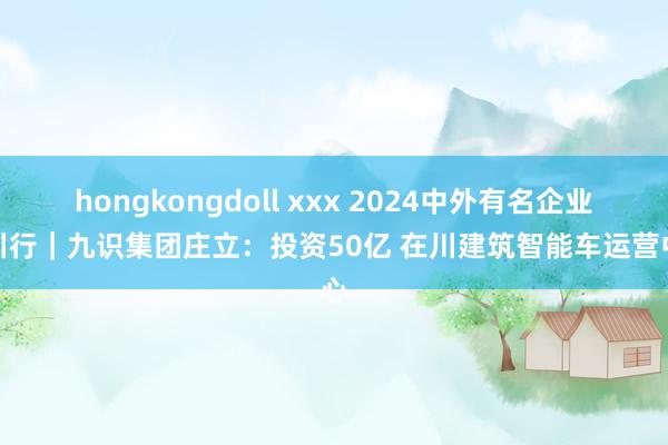 hongkongdoll xxx 2024中外有名企业四川行｜九识集团庄立：投资50亿 在川建筑智能车运营中心