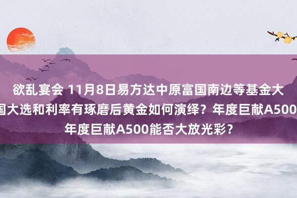 欲乱宴会 11月8日易方达中原富国南边等基金大咖说：好意思国大选和利率有琢磨后黄金如何演绎？年度巨献A500能否大放光彩？